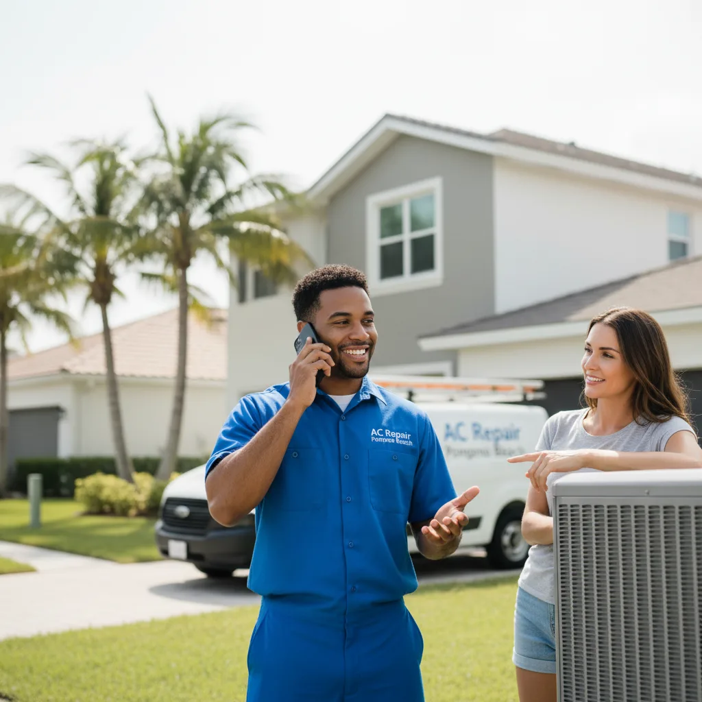 AC Repair Pompano Beach customer support in Hubbard